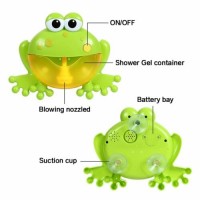 Frog Bubble Machine Bubble Maker Children Bath Shower Toy With Music