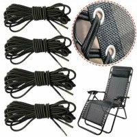 4PCS Garden Ropes Elastic Cord For Recliner Chairs Zero Gravity Lounger