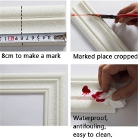 wall border stickers 3D Waterproof Self-Adhesive Foam Wallpaper Removable Tiles Sticker Kitchen, Bathroom, Bedroom