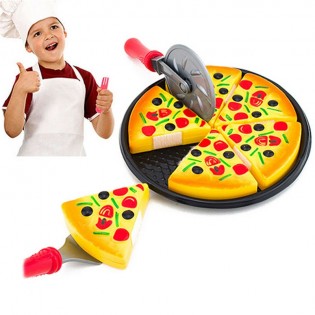 Pizza Toy 6PCS 16CM Diameter Pizza Toy Kid Kitchen Toy