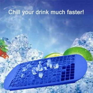 Bar Whiskey Cocktail Ice 160 Grids Cube Maker Mold Mini Small Trays Silicone