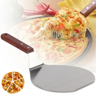 Stainless Steel Pizza Peel Shovel 13"Food Spatula Cake Lifter Paddle Baking Tray