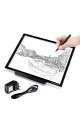 A3 LED Tracing Light Box USB Powered Ultra-Thin 19 inch Drawing Light Pad For Tattoo Drawing, Stencil, Sketching