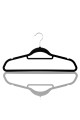 Velvet Hanger Set of 60 - Ultra Thin No Slip Velvet Suit Hangers Space Saving Clothes Hangers Great For Skirts, Dresses, Suits, Shirts & More - Slim Black Design