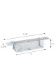 Rat Trap - Two Doors 2 Triggers Humane Animal Trap Cage for Mice Squirrel Weasel Hamster Mole and Chipmunk - Medium Size