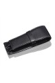 Fountain Roller Pen Case Holder Black Faux Leather Case for 2 Pens