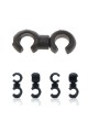10PCS Rotating Bike Brake Gear Cable Protection Tidy Clip Cross Guides S Hook