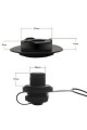 Valve Air Caps Screw For Inflatable Boat Fishing Boats Raft Airbed Outdoor Black