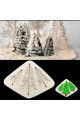 Silicone Christmas Tree Fondant Cake Sugarcraft Mold Chocolate Baking Mould DIY