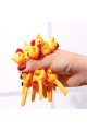 10PCS Sticky Flying Rubber Chicken Stretchy Finger Slingshot Funny Toys for Kids