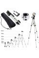 Professional Camera Tripod Stand With Phone Clip Aluminum Tripod Stand For Phone