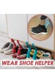 2Pcs Lazy Shoe Lifting Helper Unisex Handled Shoe Horn Easy On/Off Shoes New