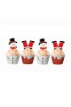 48PCS Christmas Cupcake Paper Case With Stake