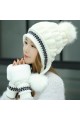 Women Winter Hat and Gloves Be'anies Woolen Cap