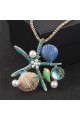 Women Necklace Decoration Enamel Crystal Shell Conch Starfish Pendant