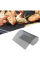 BBQ Grill Mesh Mat Non-Stick Reusable Teflon Cooking Grilling Sheet Use On Gas, Charcoal, Electric Barbecue Square Shape