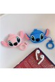 Silicone Airpods 1&2 Protective Case Cover 3D Cute Cartoon Design Airpods Skin Adorable Keychain