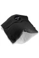 Travel Pillow - Ergonomic Neck Support Pillow Super Soft Comfort & Machine Washable Fleece Easy to Carry for Flight Car Train and Bus Travel - Black
